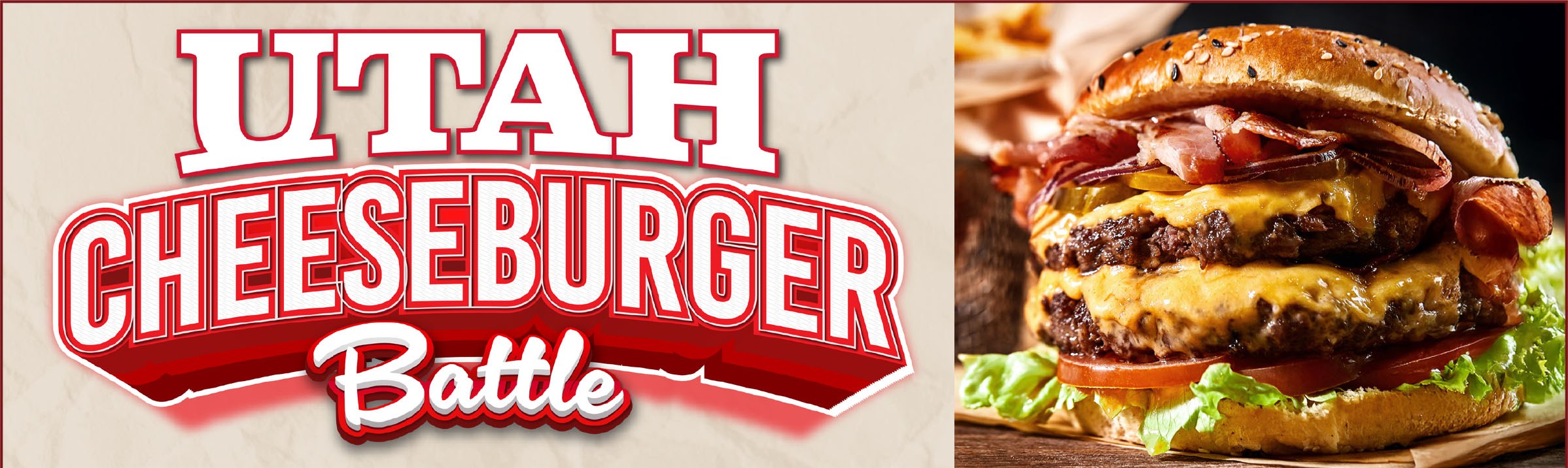 Cheeseburger Battle Banner Top