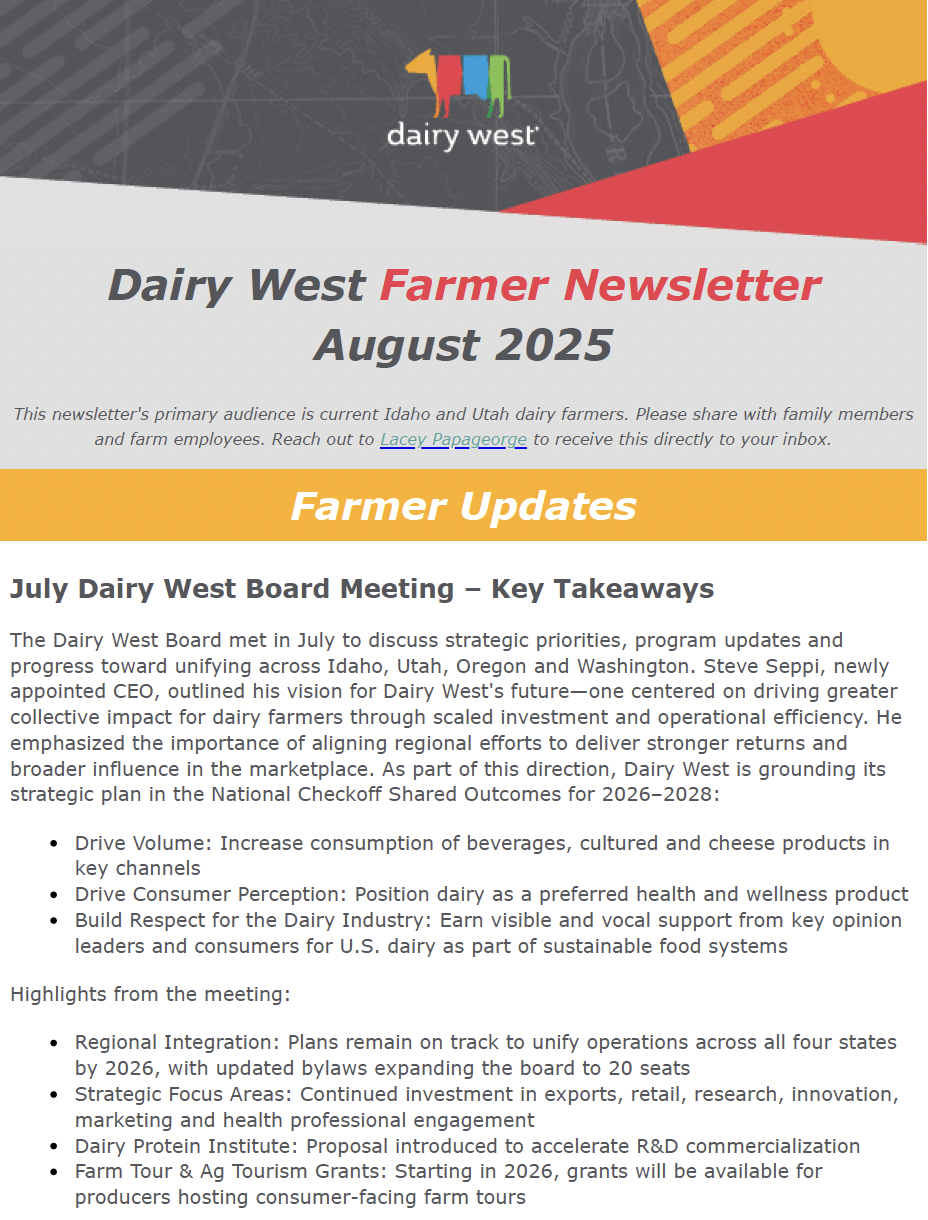 August 2025 Farmer Newsletter Resource Thumbnail Image