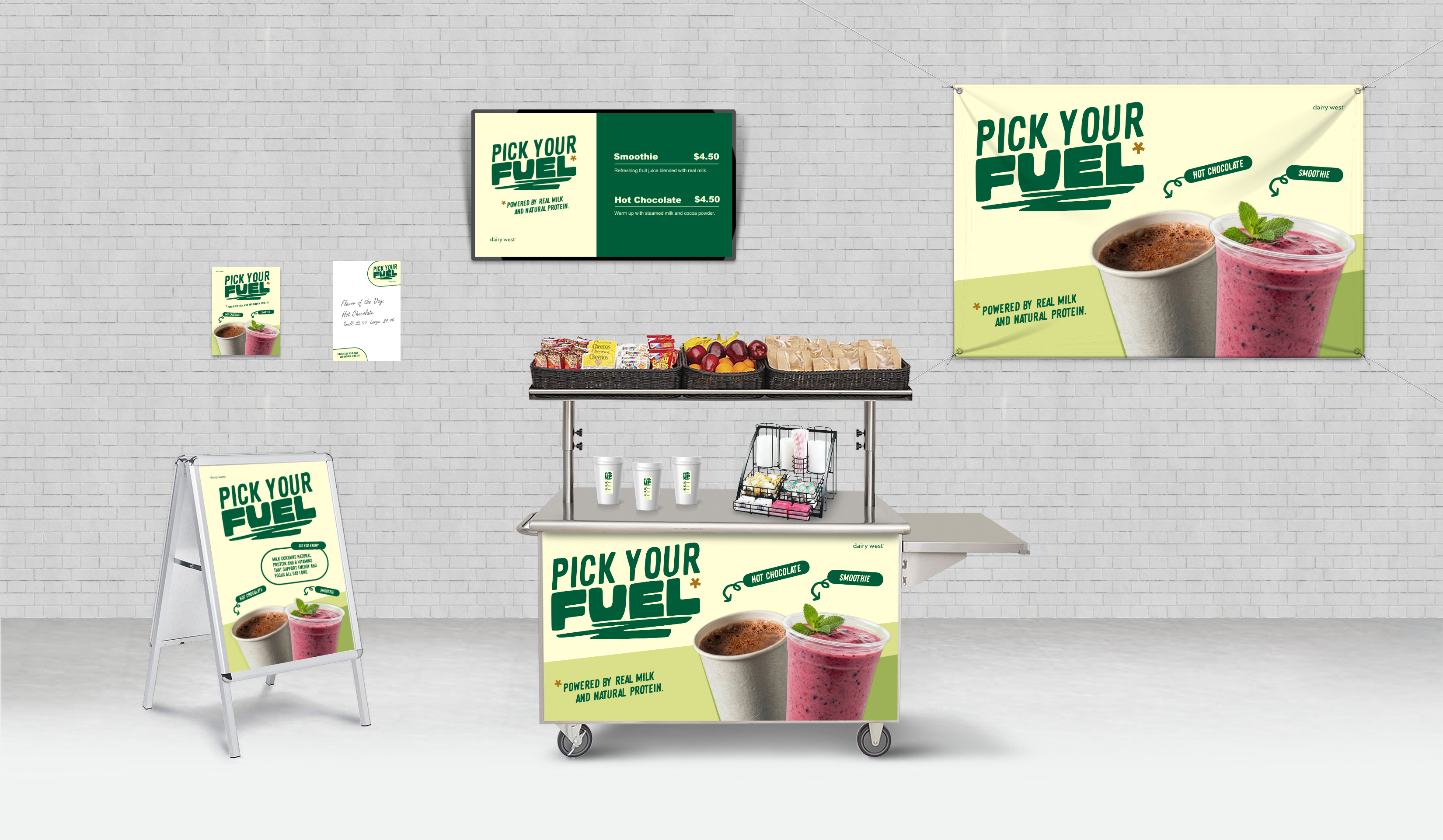 Hot Chocolate/Smoothie Mobile Cart