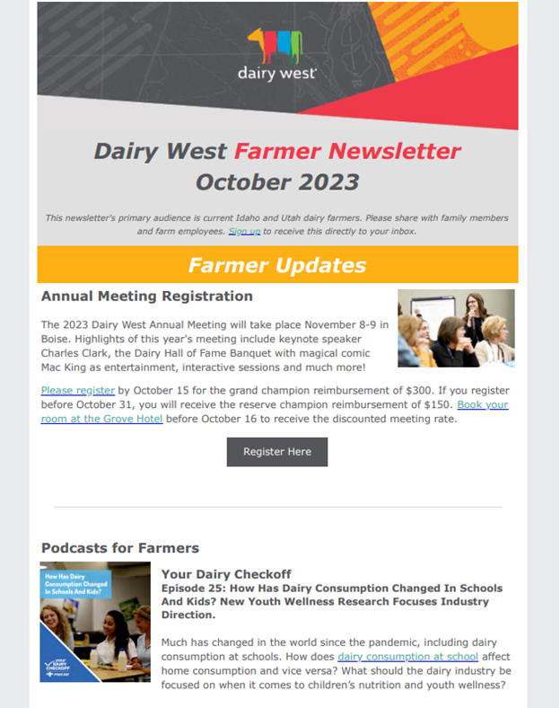 Farmer E Newsletter Thumbnail October